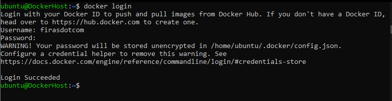 Docker login