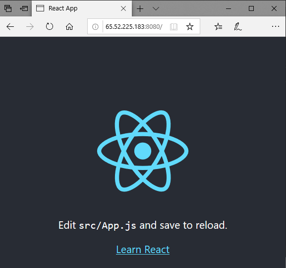 React check on browser