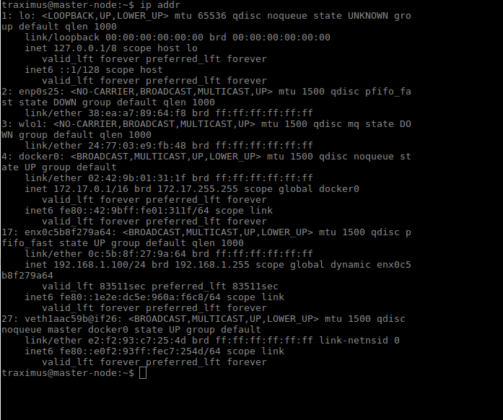 docker network type docker network type