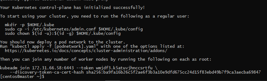 cluster initiation